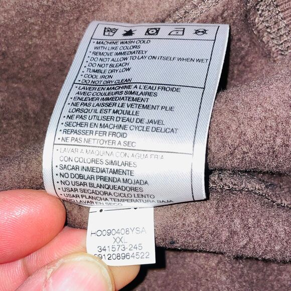 Nike Athletic Dept. Zip Up Hoodie Men’s XXL Brown y2k Grunge Vintage - Picture 13 of 15